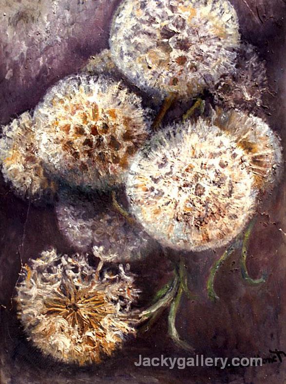Dandelions by Claude Monet paintings reproduction